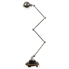 Original Industrial Vintage Articulated 4 Arm Antique Jielde Floor Lamp