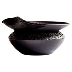 Original Ink Texture Caviar Server by Erin Hupp