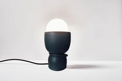 Original Ink Texture Ceramic Table Lamp by Erin Hupp