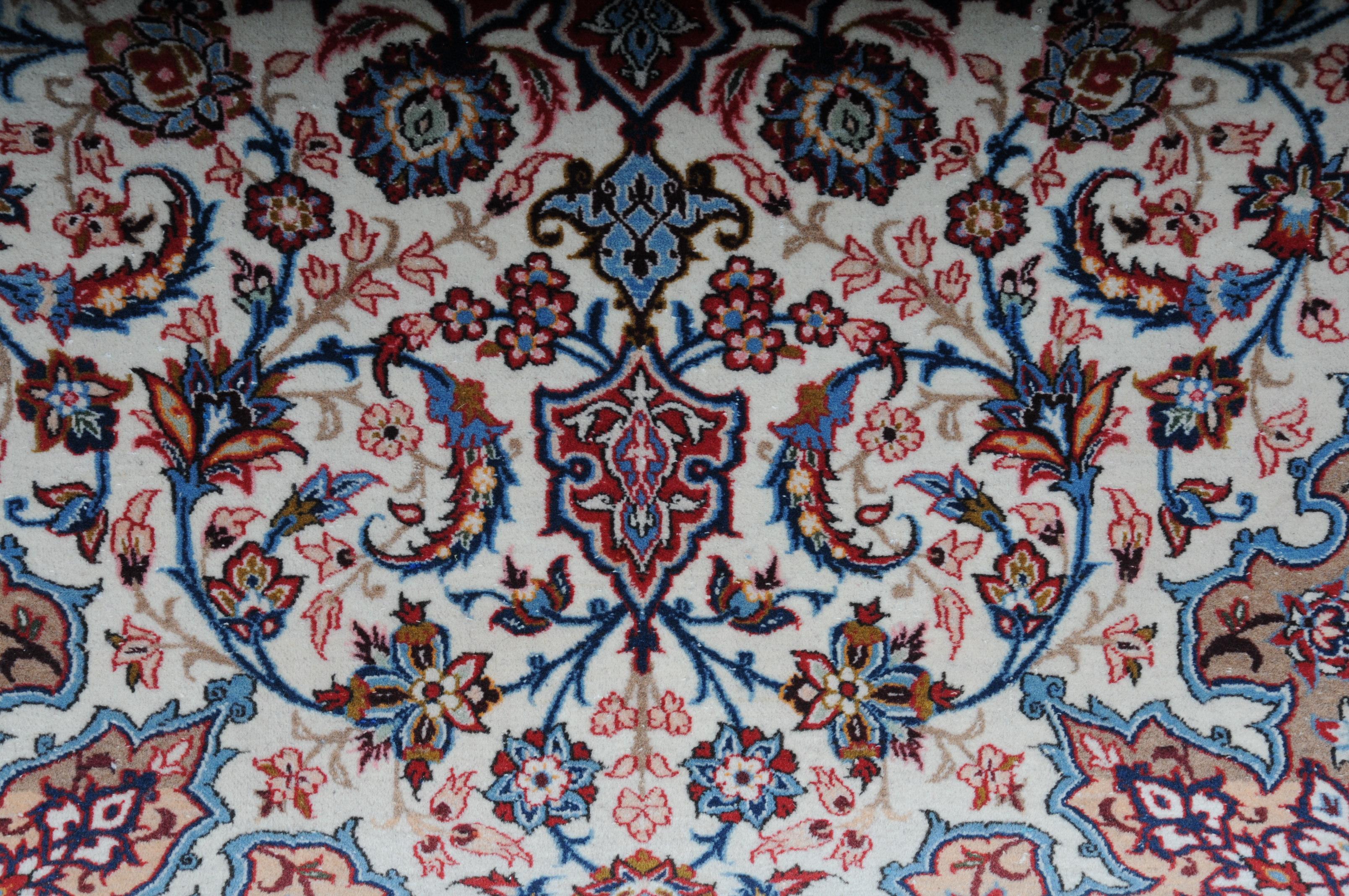 Wool Original Isfahan Carpet, 20th Century For Sale