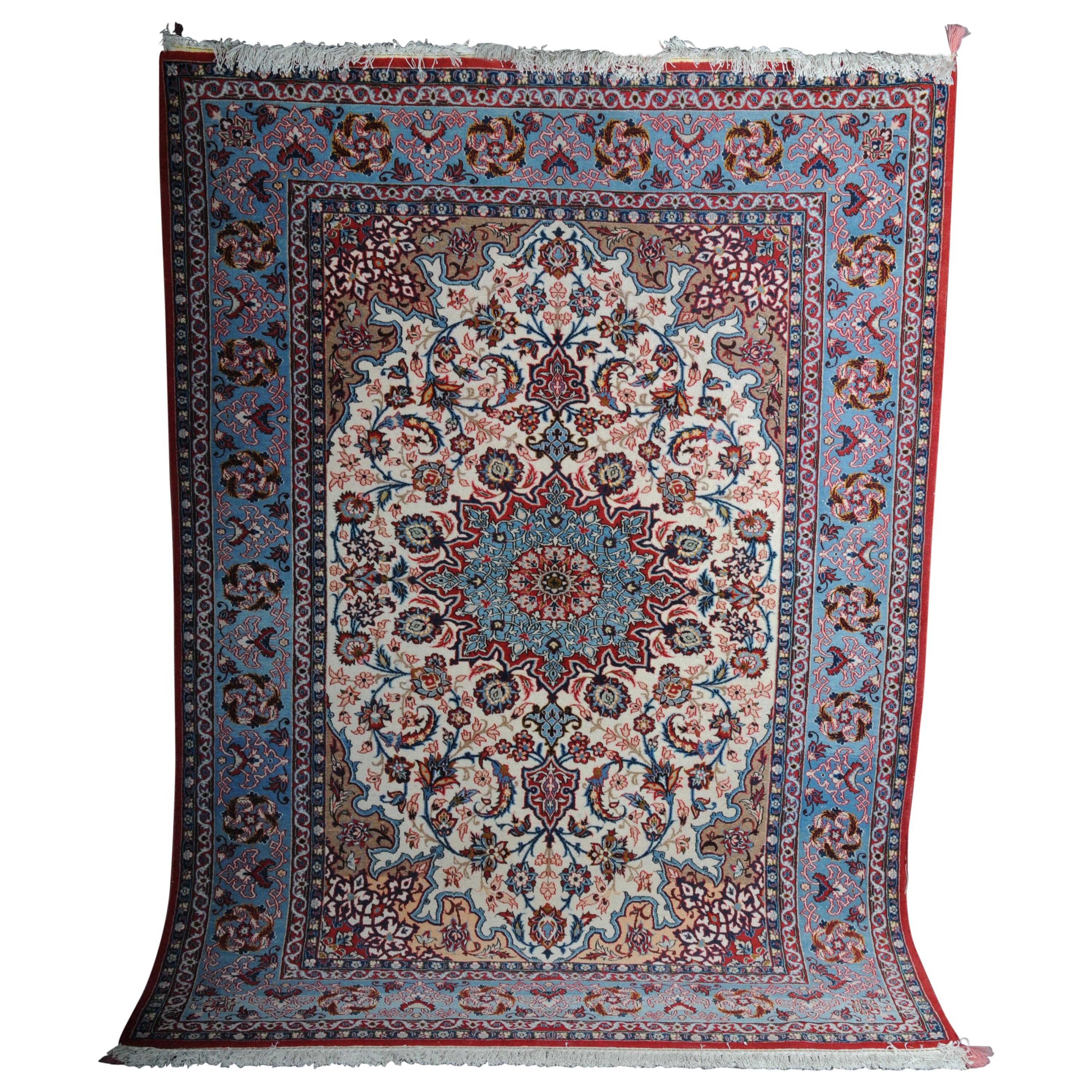 Original Isfahan Carpet, 20th Century For Sale