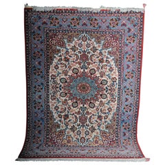 Vintage Original Isfahan Carpet, 20th Century