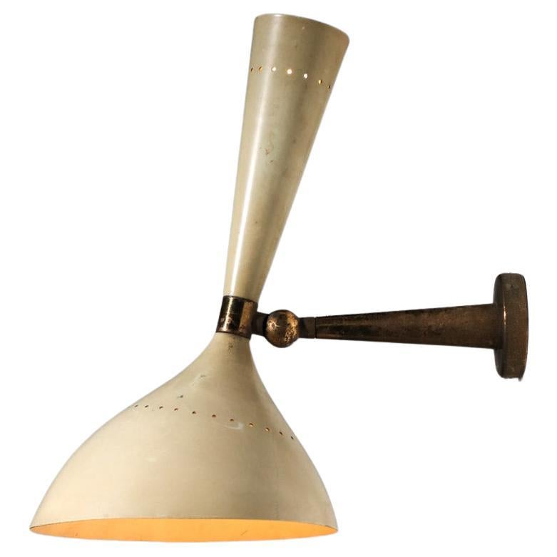 Original Italian Diabolo Wall Sconce from the 1950s