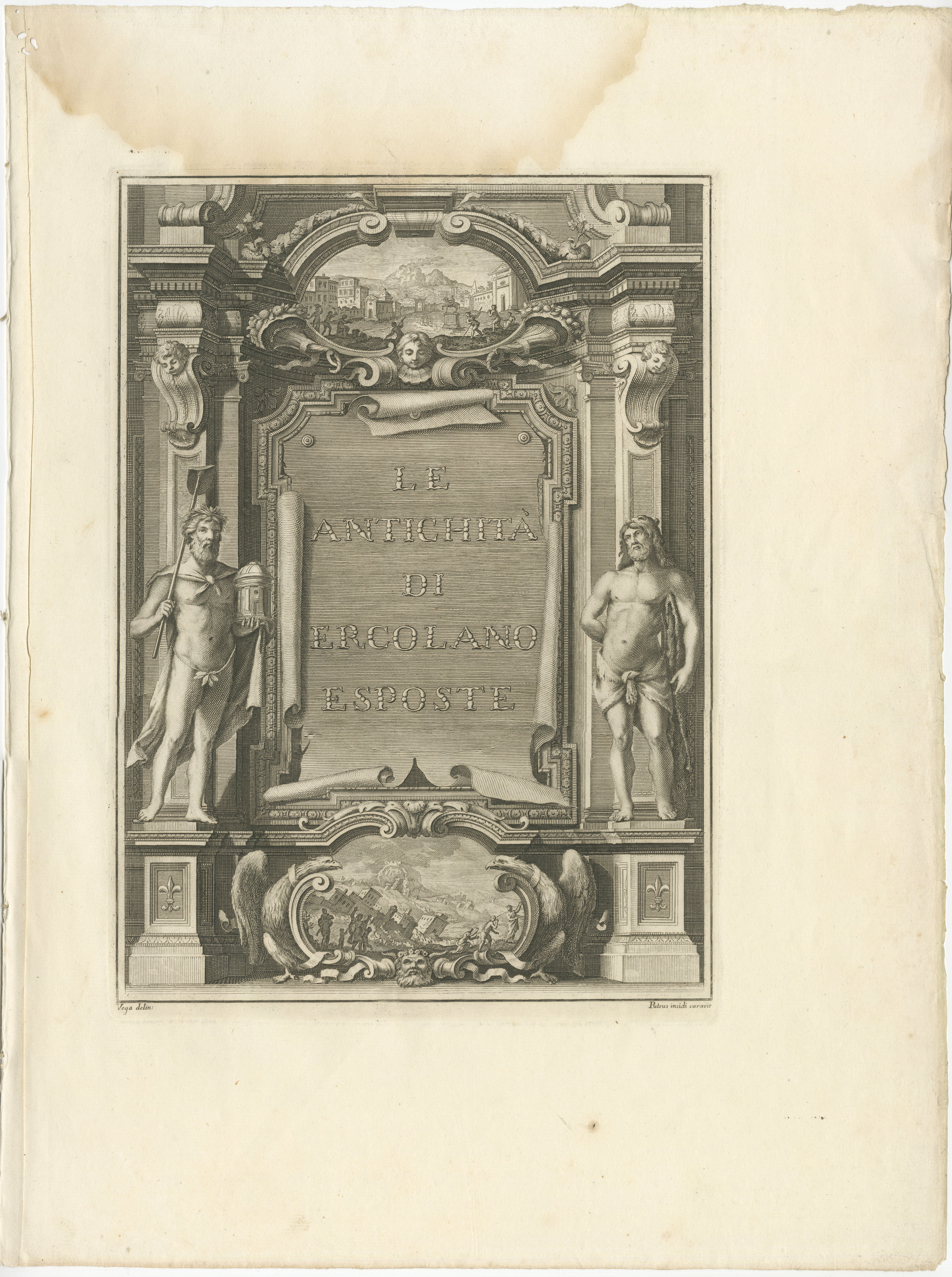 This is the frontispiece of the first volume of 