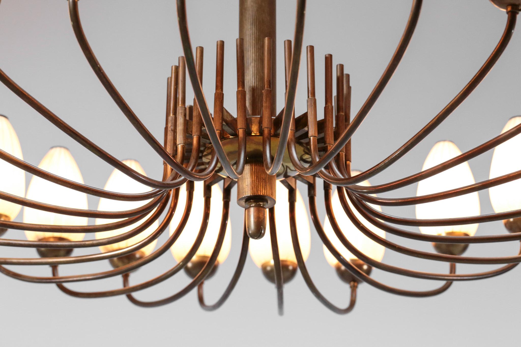 Amazing original chandelier from 1950s.
 