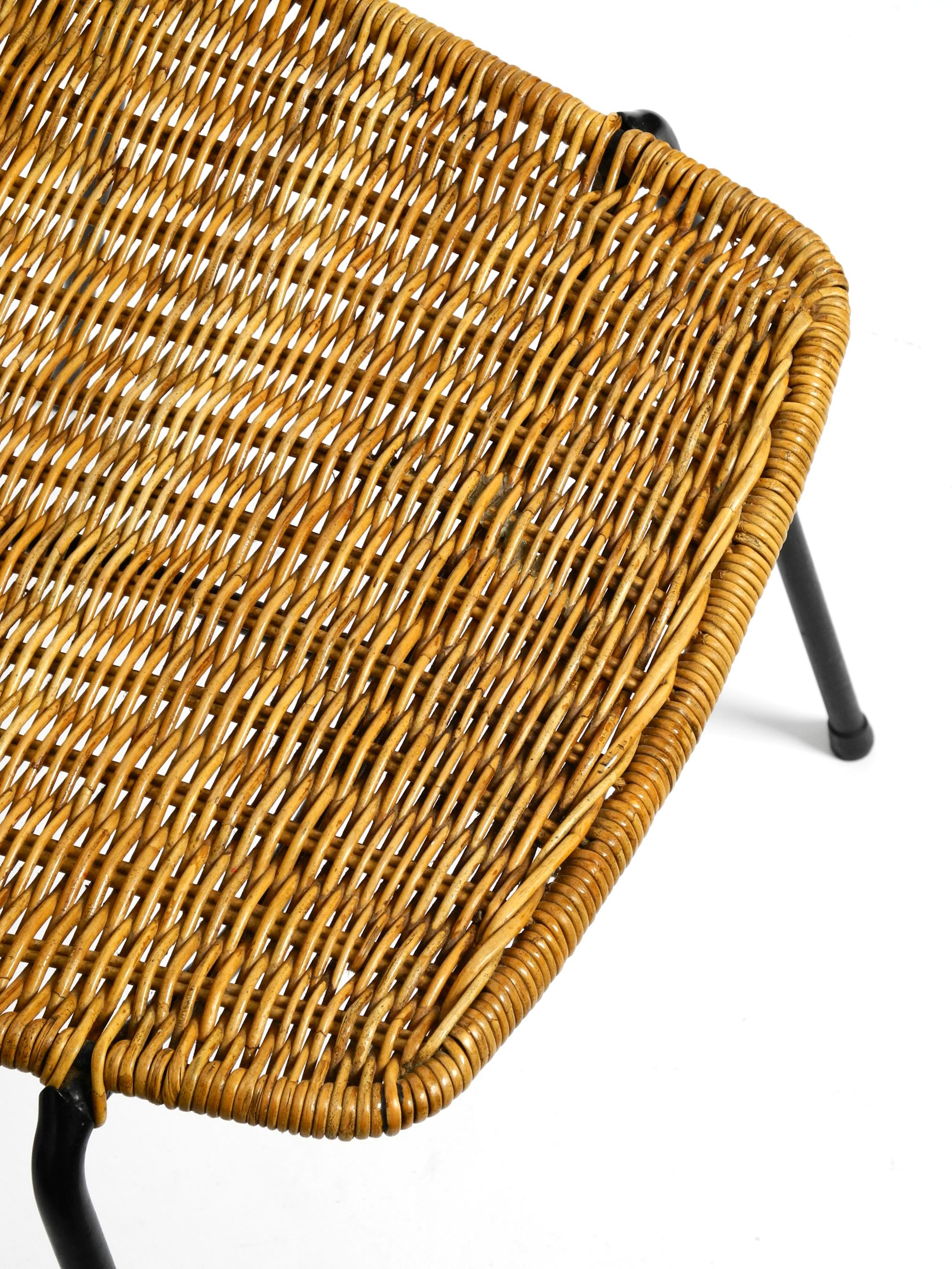 Chaise panier italienne d'origine, moderne du milieu du siècle dernier Gian Franco Legler en vente 2