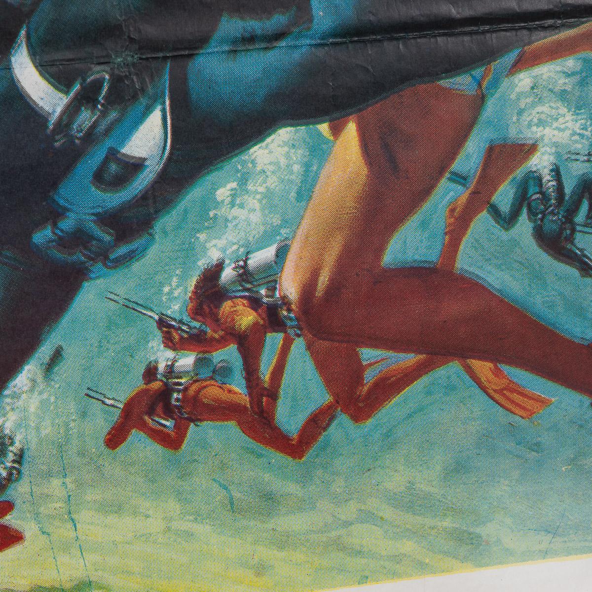 Original Italian Re-Release James Bond 'Thunderball' Poster, c.1971 For Sale 9