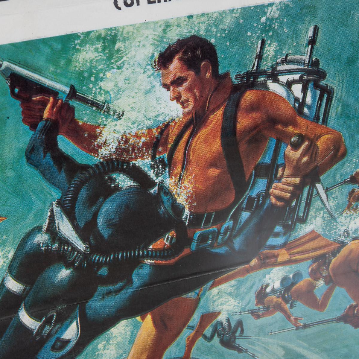 Original Italian Re-Release James Bond 'Thunderball' Poster, c.1971 For Sale 11