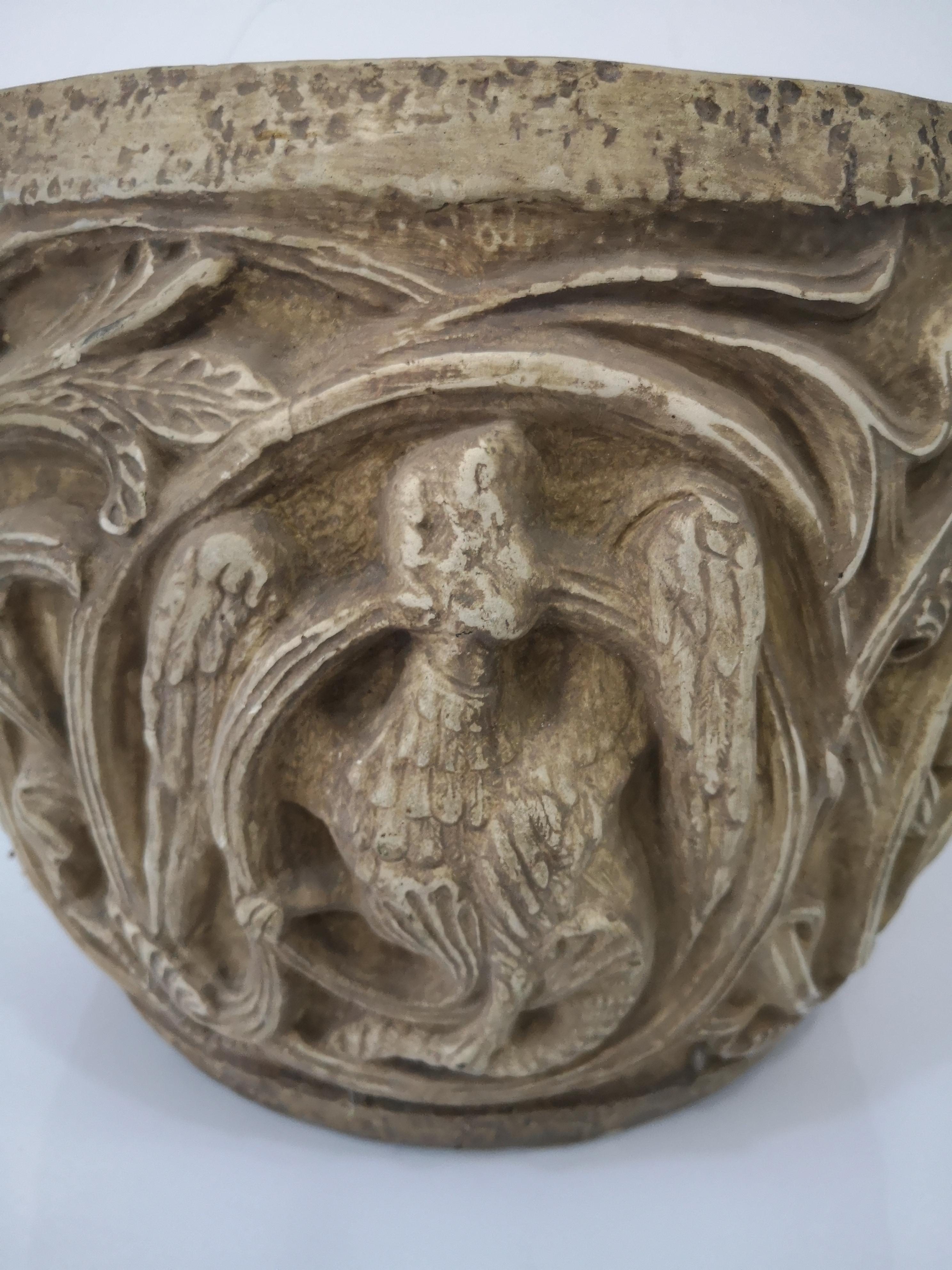 Original italienische Terrakotta-Vase aus der 