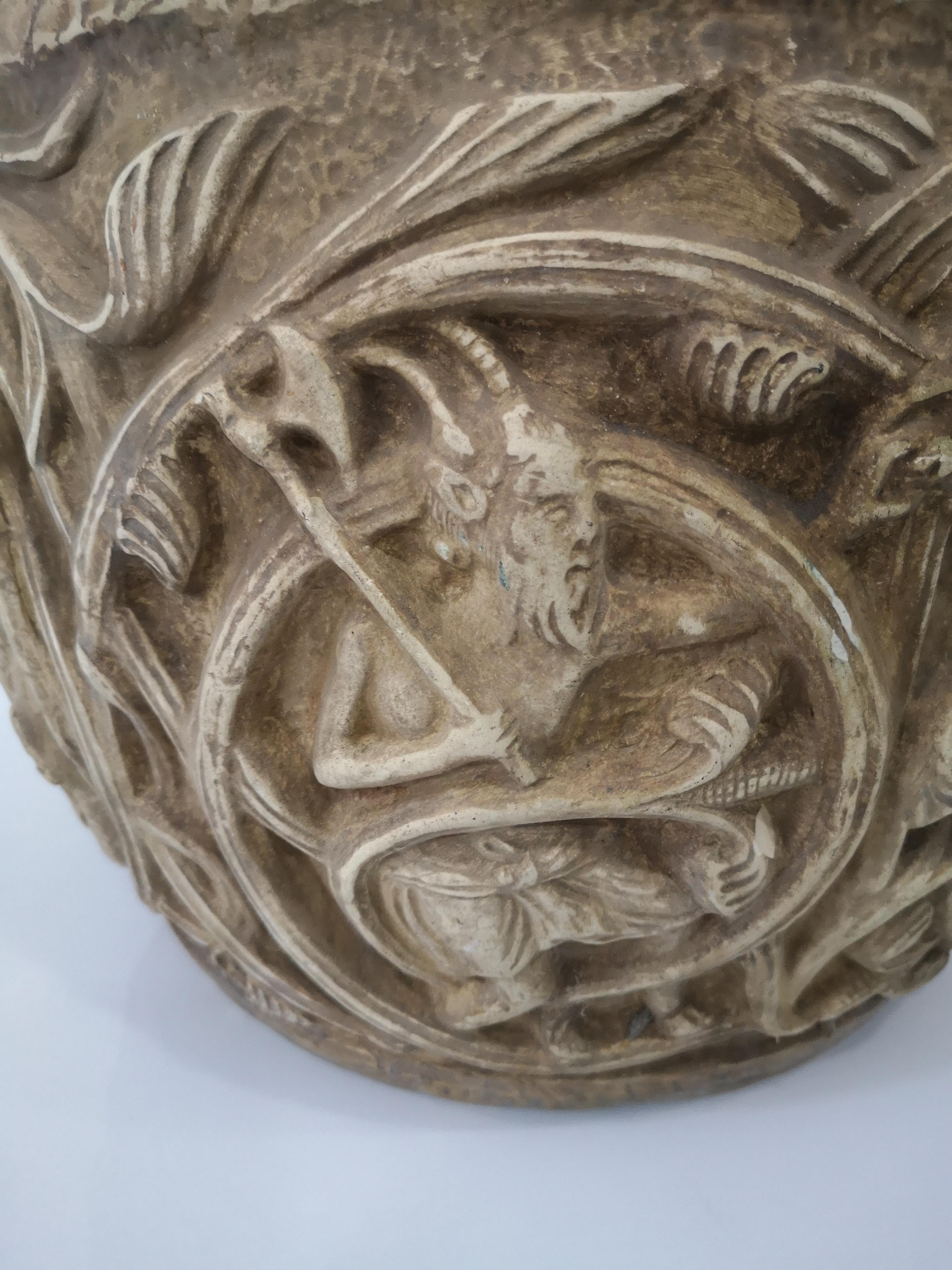 Original italienische Terrakotta-Vase aus der 