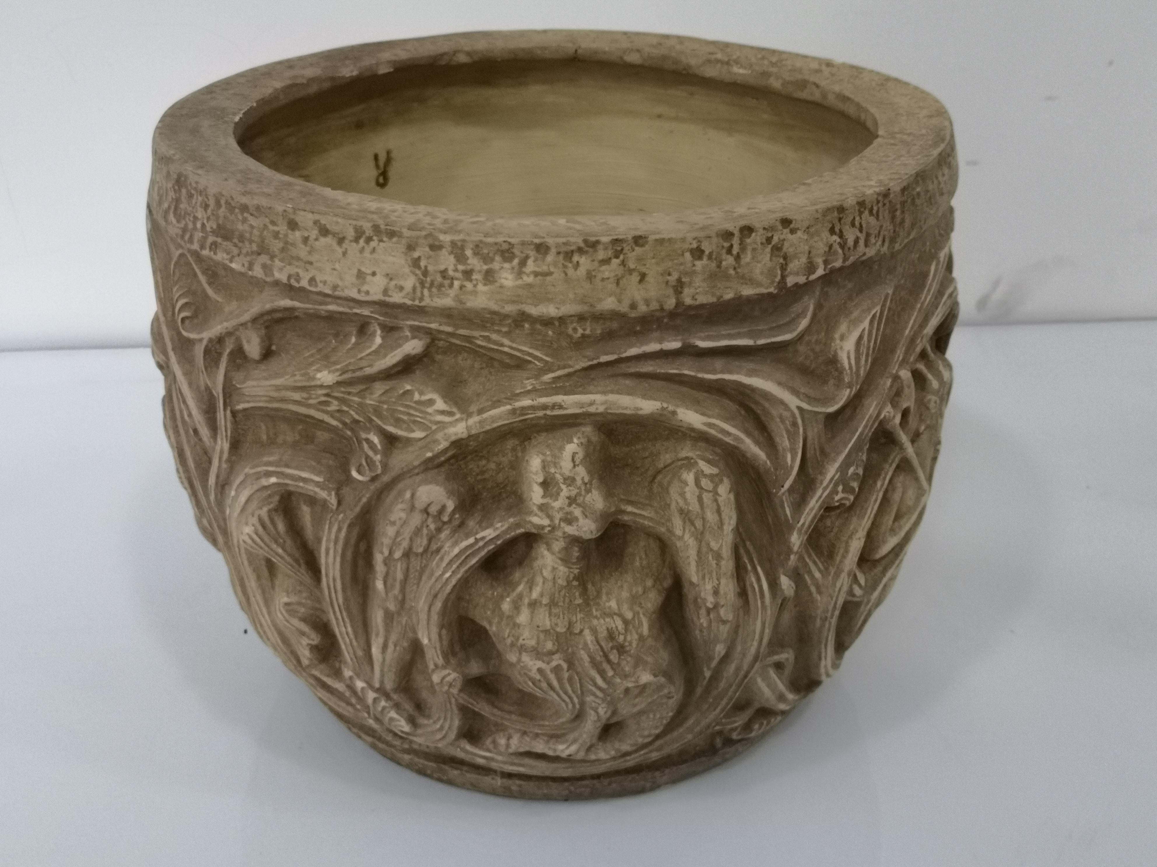 Original italienische Terrakotta-Vase aus der 