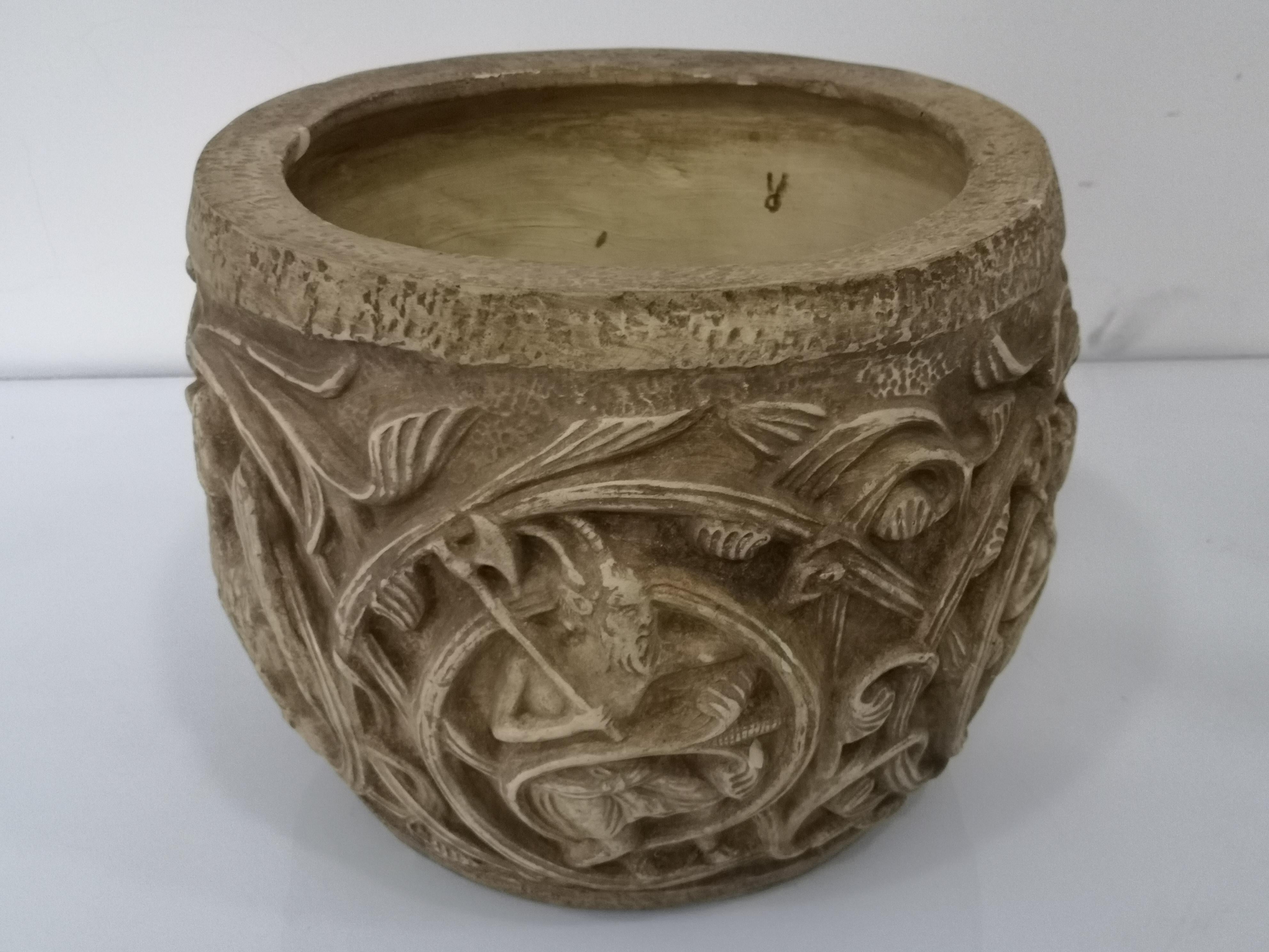Original italienische Terrakotta-Vase aus der 