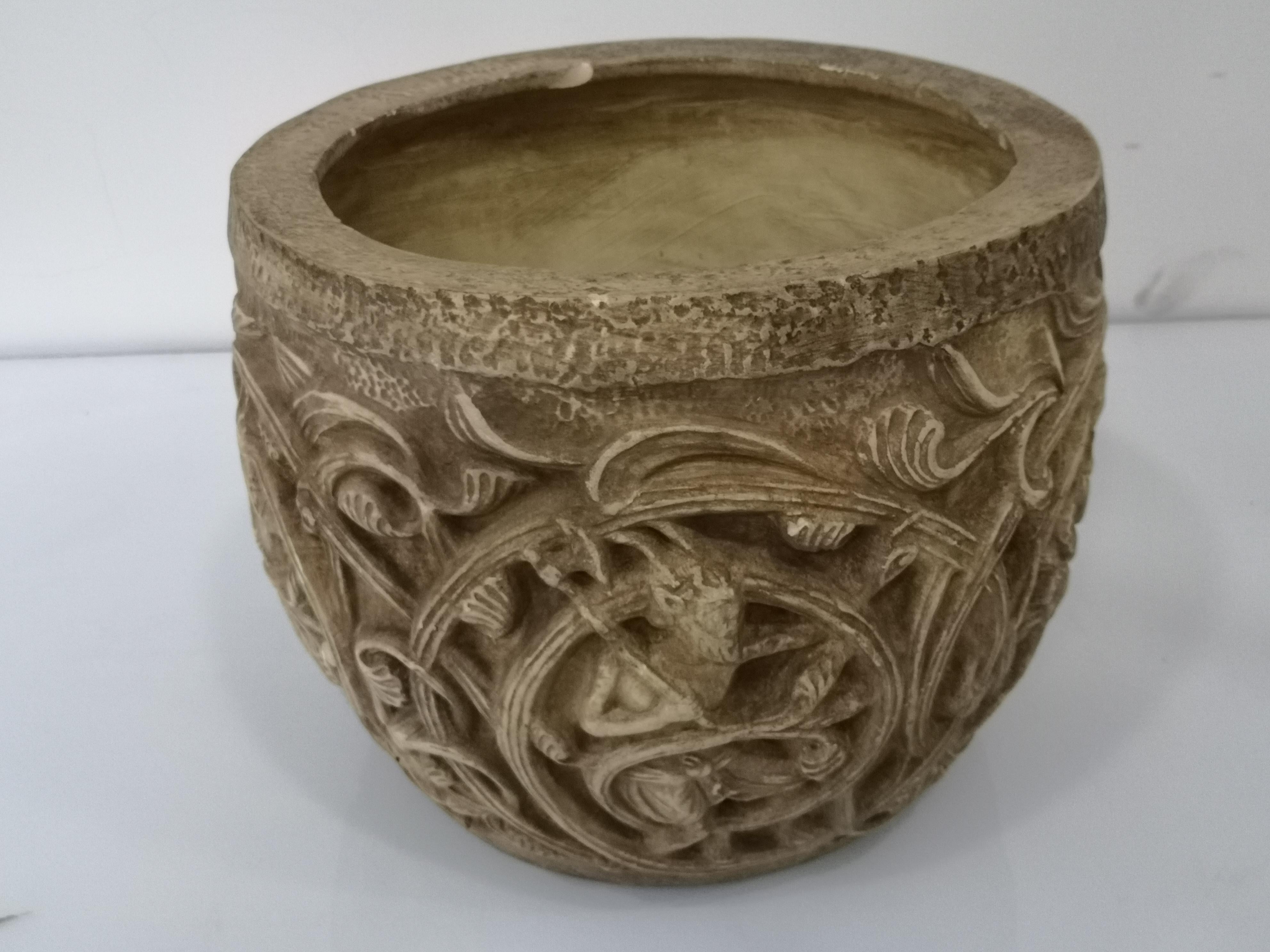 Original italienische Terrakotta-Vase aus der 