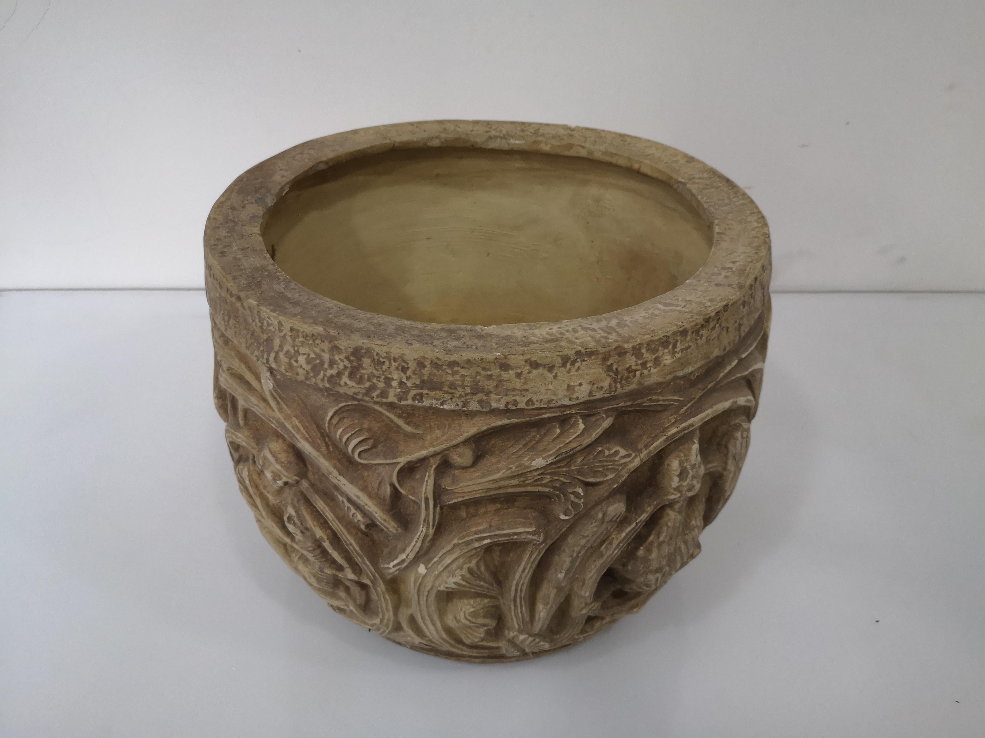 Original italienische Terrakotta-Vase aus der 
