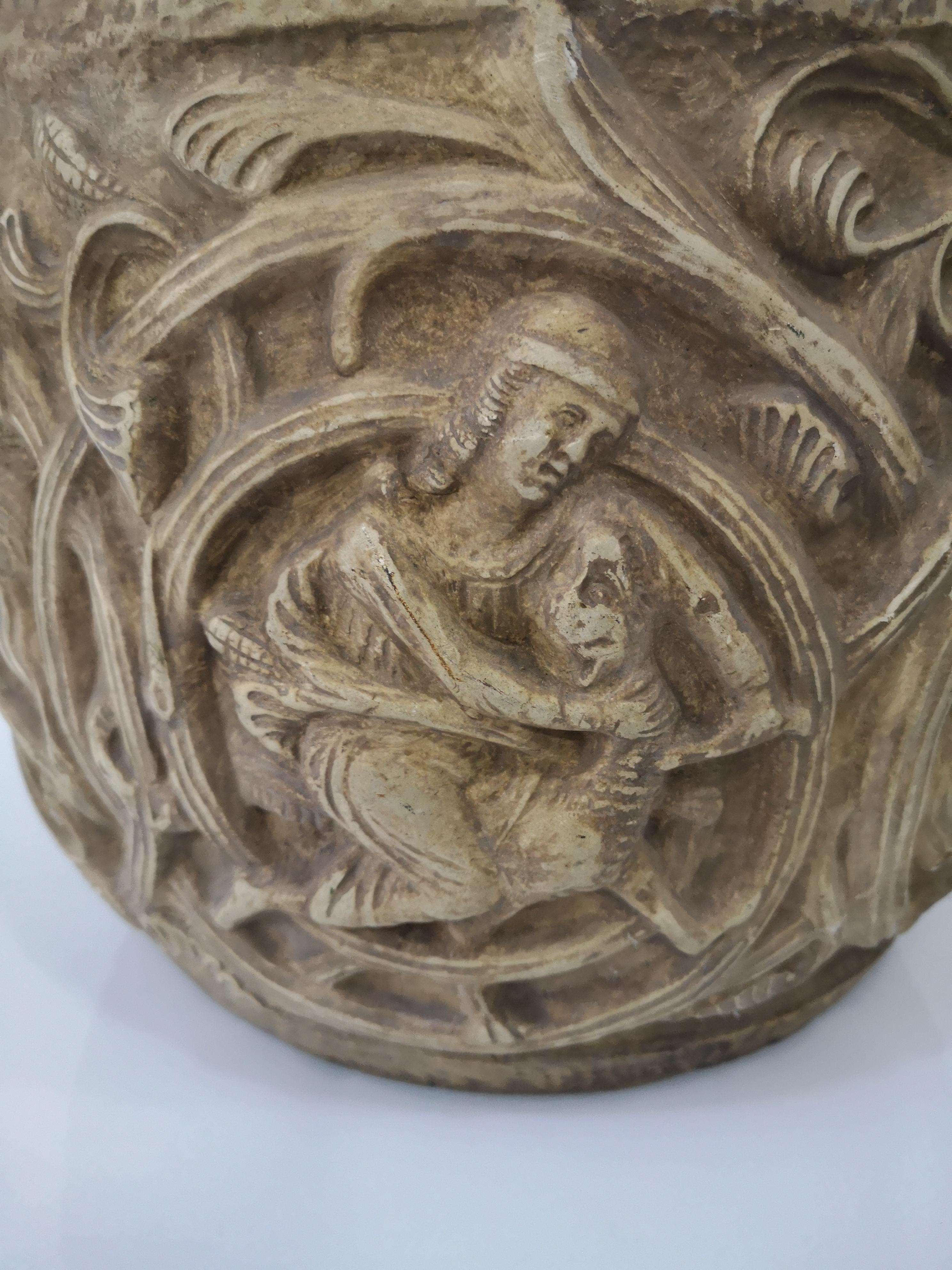 Original italienische Terrakotta-Vase aus der 
