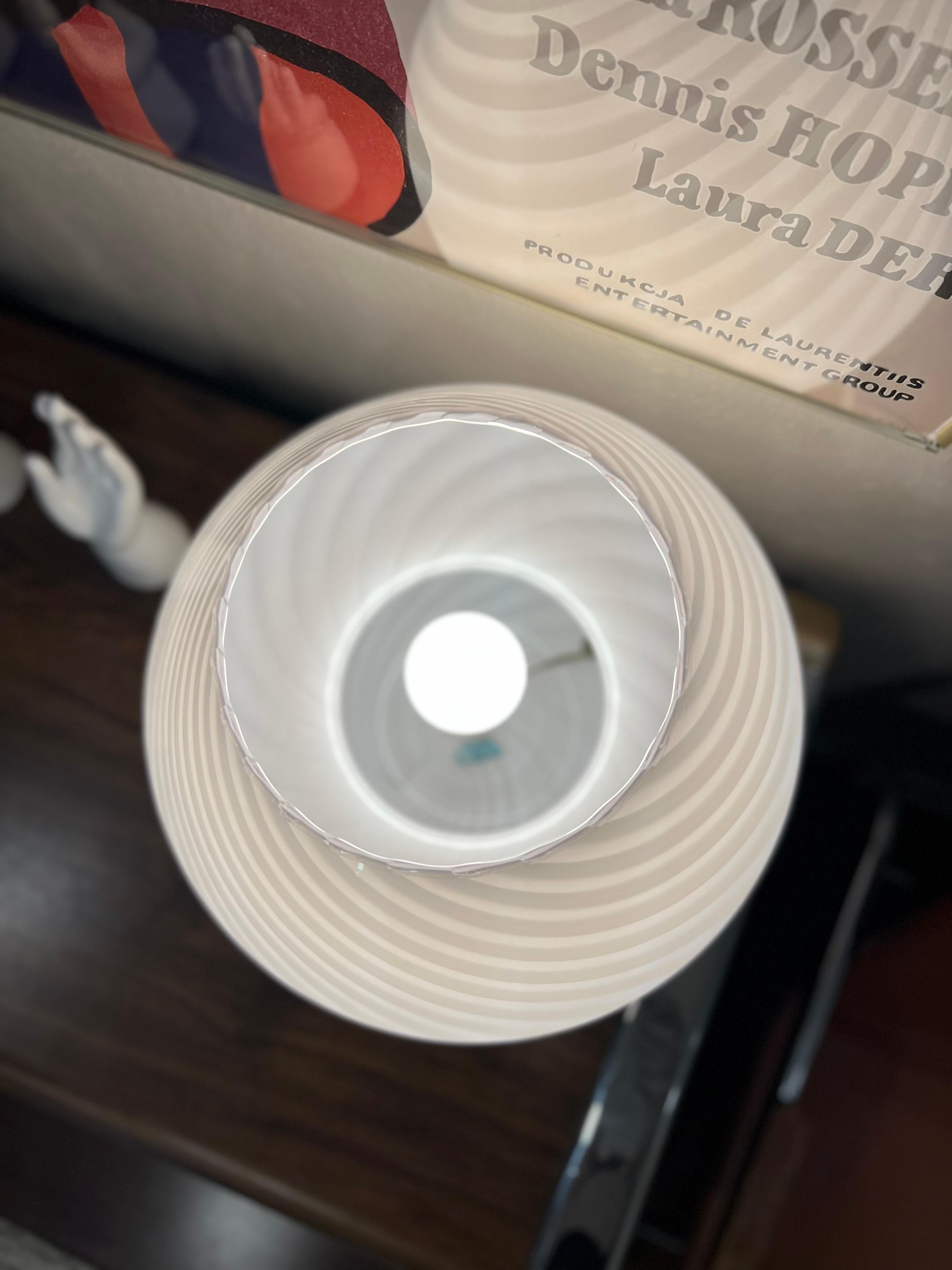 Lampe champignon italienne Vetri Murano fabriquée à la main 4