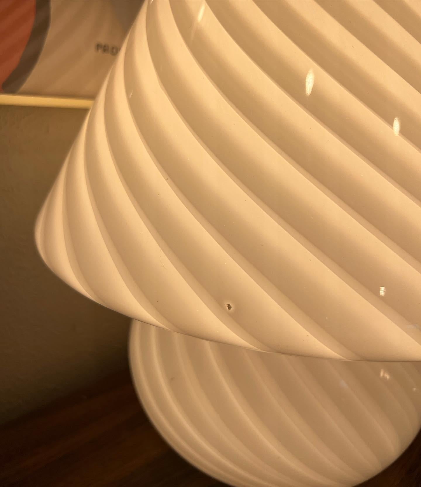 lampe champignon verre souffle