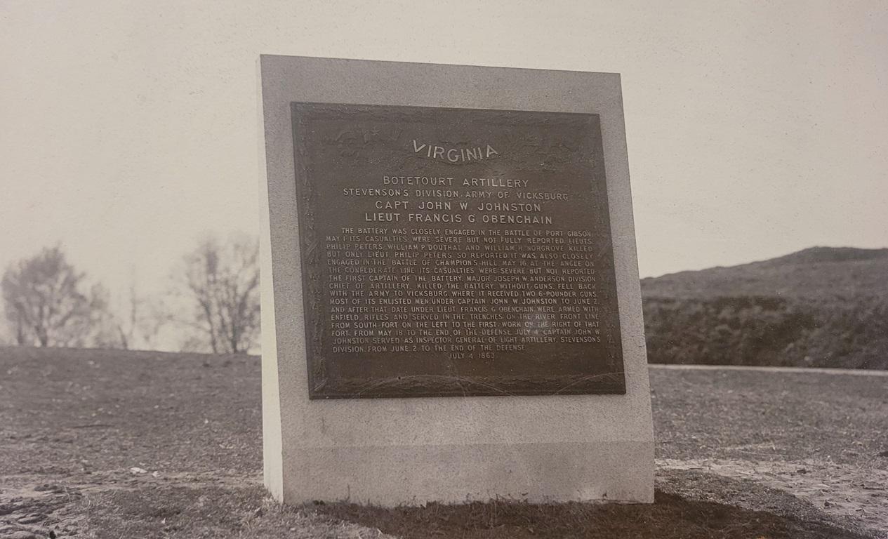 Autre Photo originale du commémoratif de Virginie à Vicksburg, MISS en vente