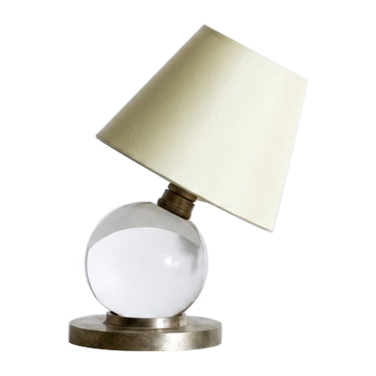 Original Jacques Adnet Adjustable table lamp, model no. 7706, France, 1930s For Sale