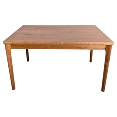 Table à manger Jalk Grete d'origine, style Mid-Century, à rallonges, en teck de Glostrup