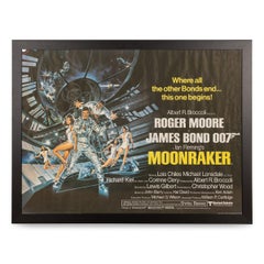 Original James Bond 007 'Moonraker' British Quad Film Poster, c.1979