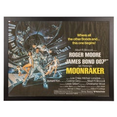 Original James Bond 007 'Moonraker' British Quad Film Poster, c.1979