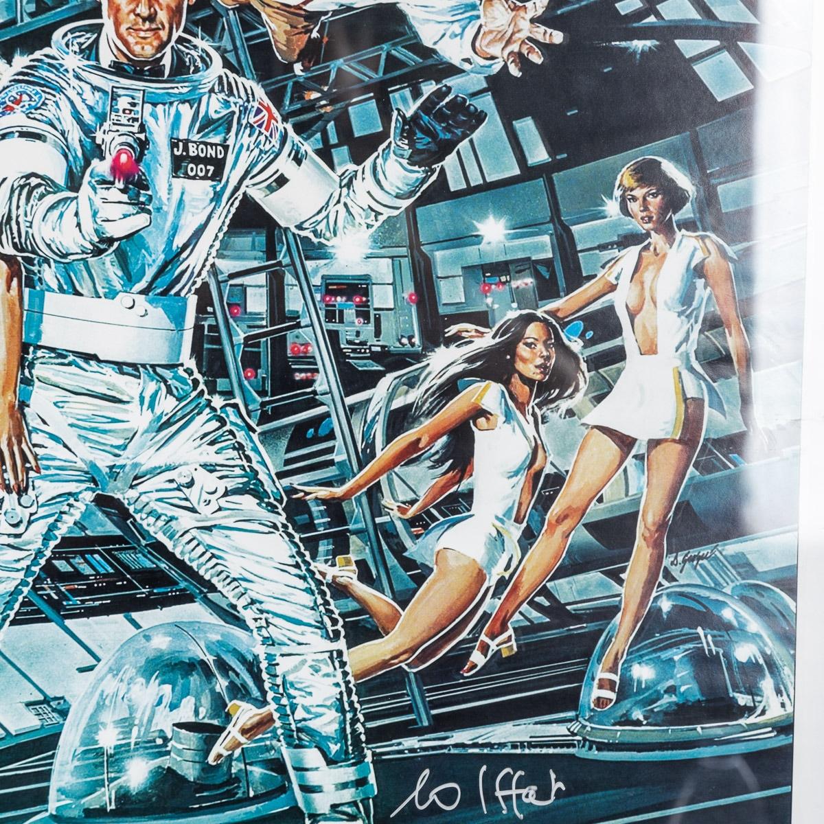 Original James Bond 007 'Moonraker' Film Poster, Signed by Roger Moore, c.1979 For Sale 2
