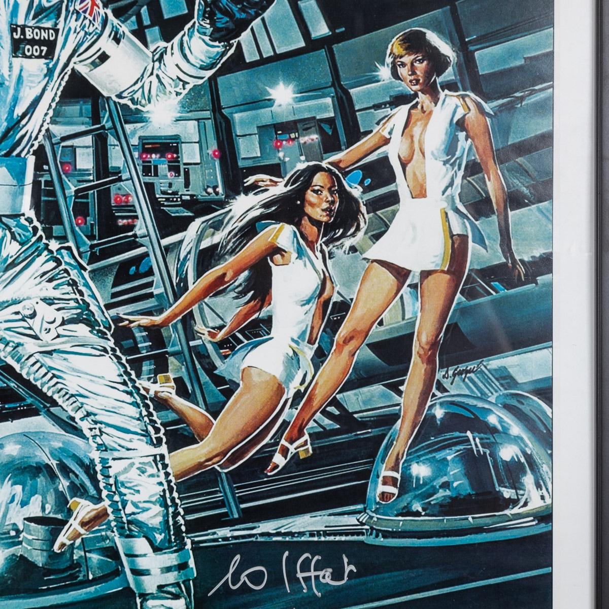 Original James Bond 007 'Moonraker' Film Poster, Signed by Roger Moore, c.1979 For Sale 8
