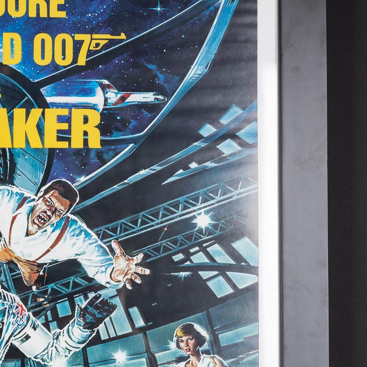 Original James Bond 007 „Moonraker“ Filmplakat, signiert von Roger Moore, ca. 1979 (20. Jahrhundert) im Angebot