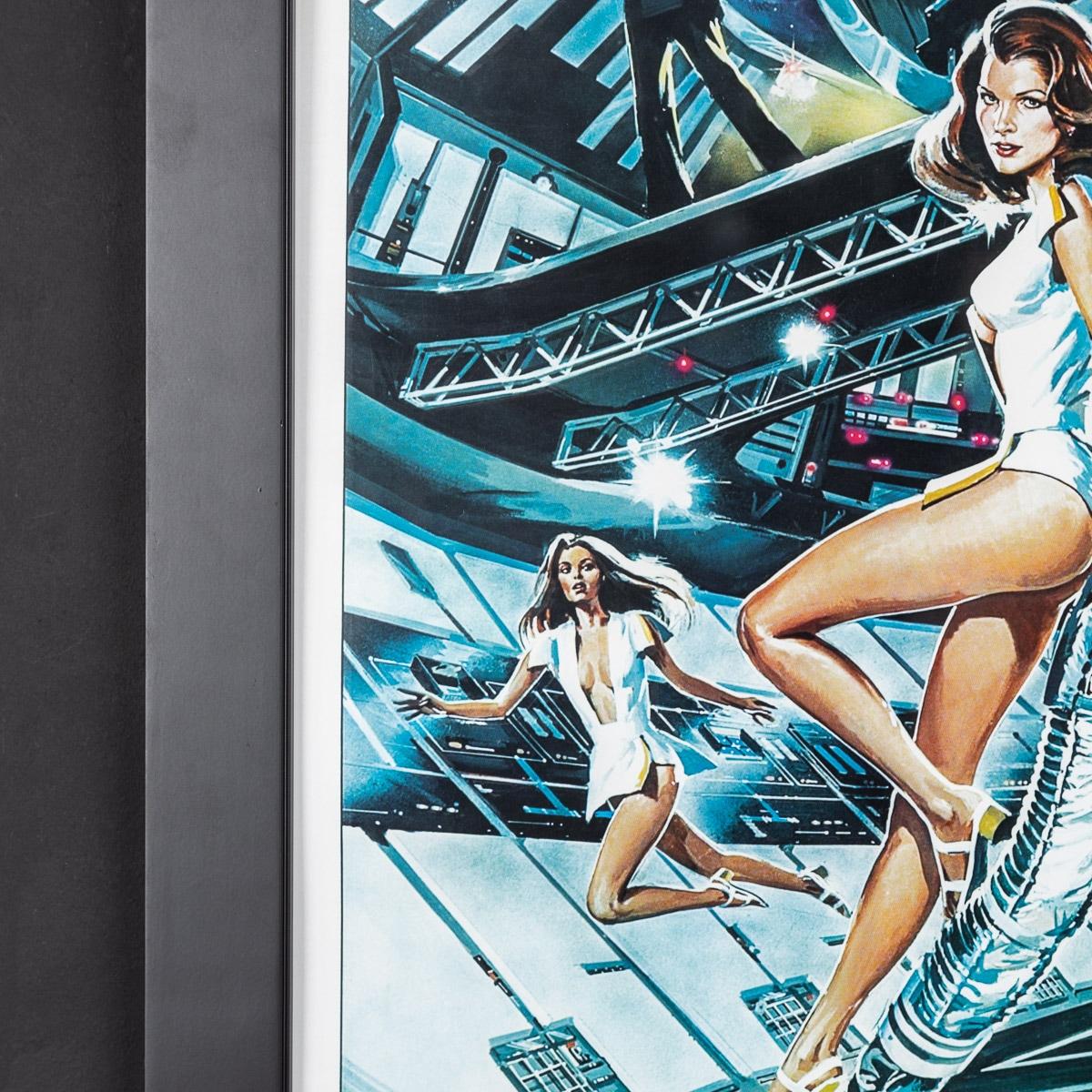 Paper Original James Bond 007 'Moonraker' Film Poster, Signed by Roger Moore, c.1979 For Sale