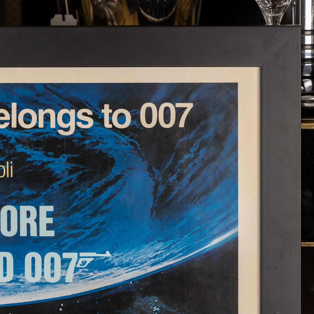 20th Century Original James Bond 007 'Moonraker' Film 'Us Advance' Poster, c.1979