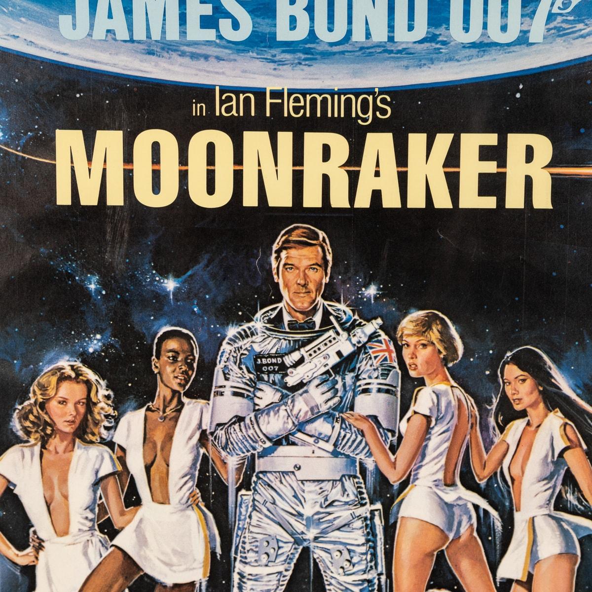 Original James Bond 007 Moonraker Film Us Advance Poster C 1979 Original James Bond 007 Moonraker Film Us Advance Poster C 1979