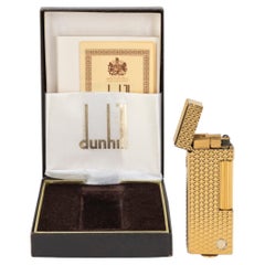 Original “James Bond” Rare & Iconic Vintage Dunhill Gold Swiss Lighter