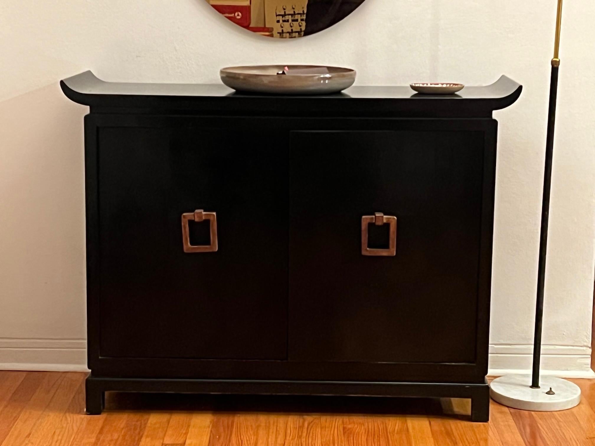 Original James Mont Cabinet in Asian Style For Sale 7
