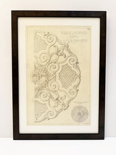 Disegno architettonico originale a matita di Jansen
