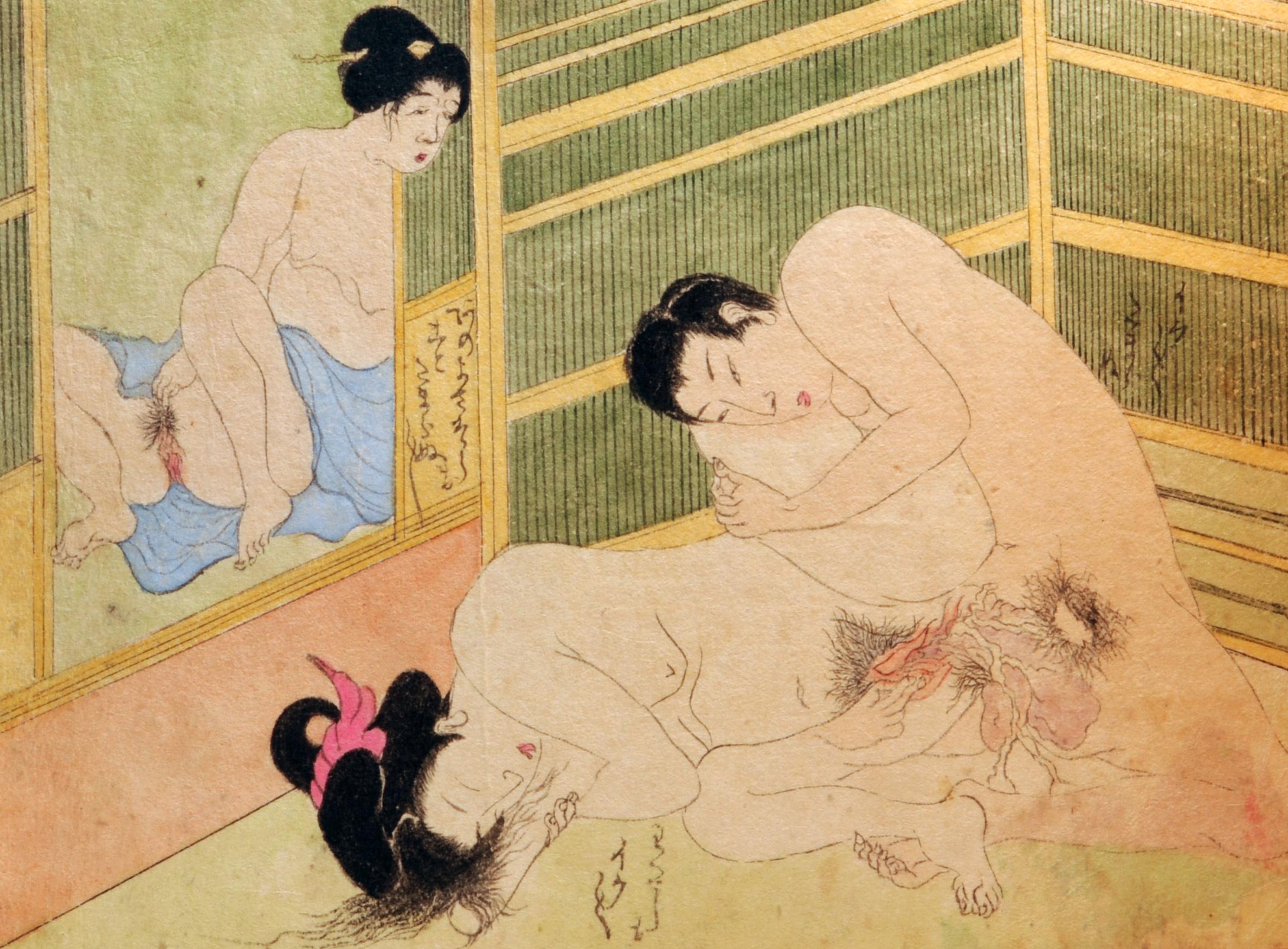 shunga zeichnungen