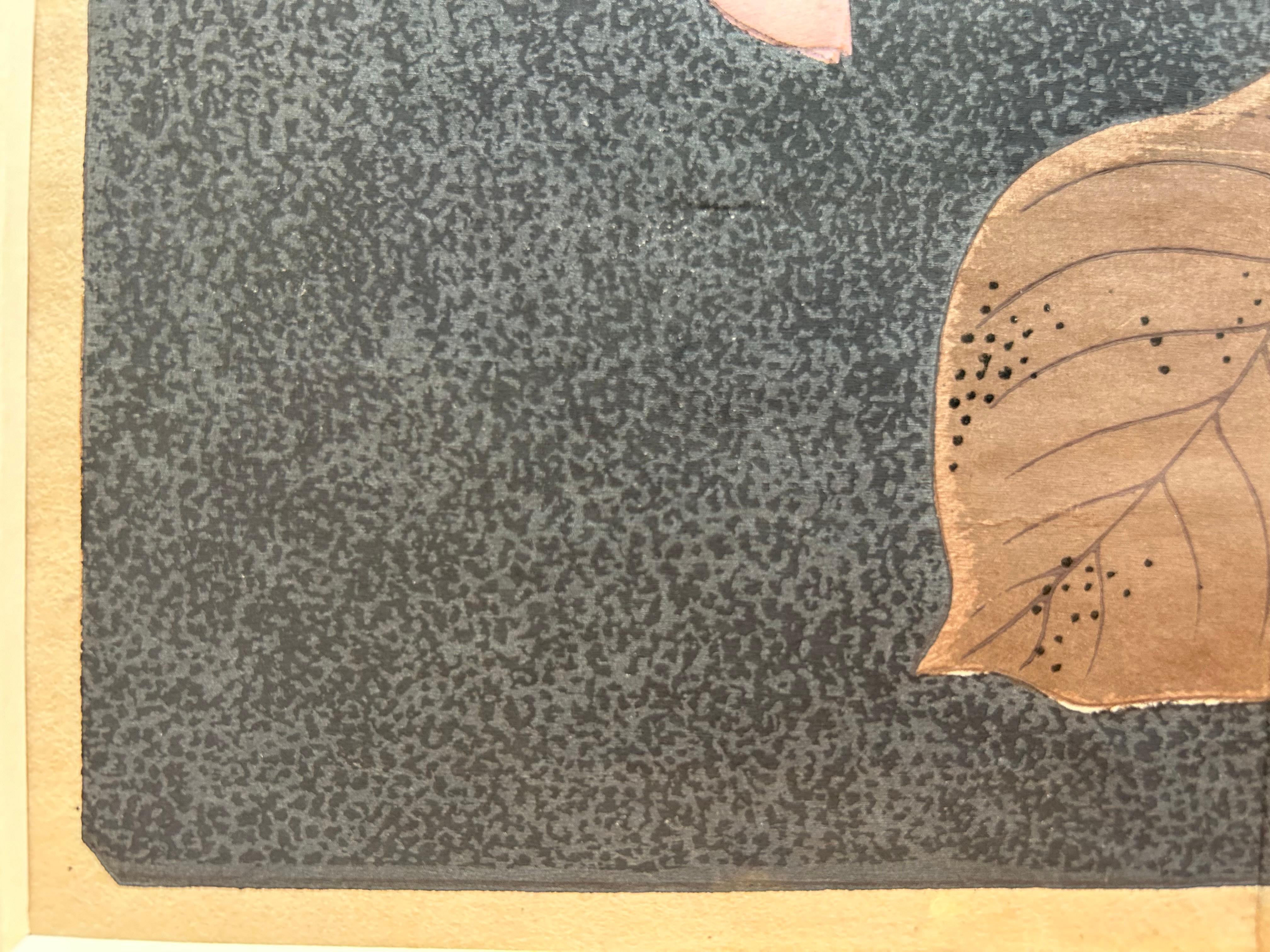 Original Japanese Woodblock Print Circa 1900 4