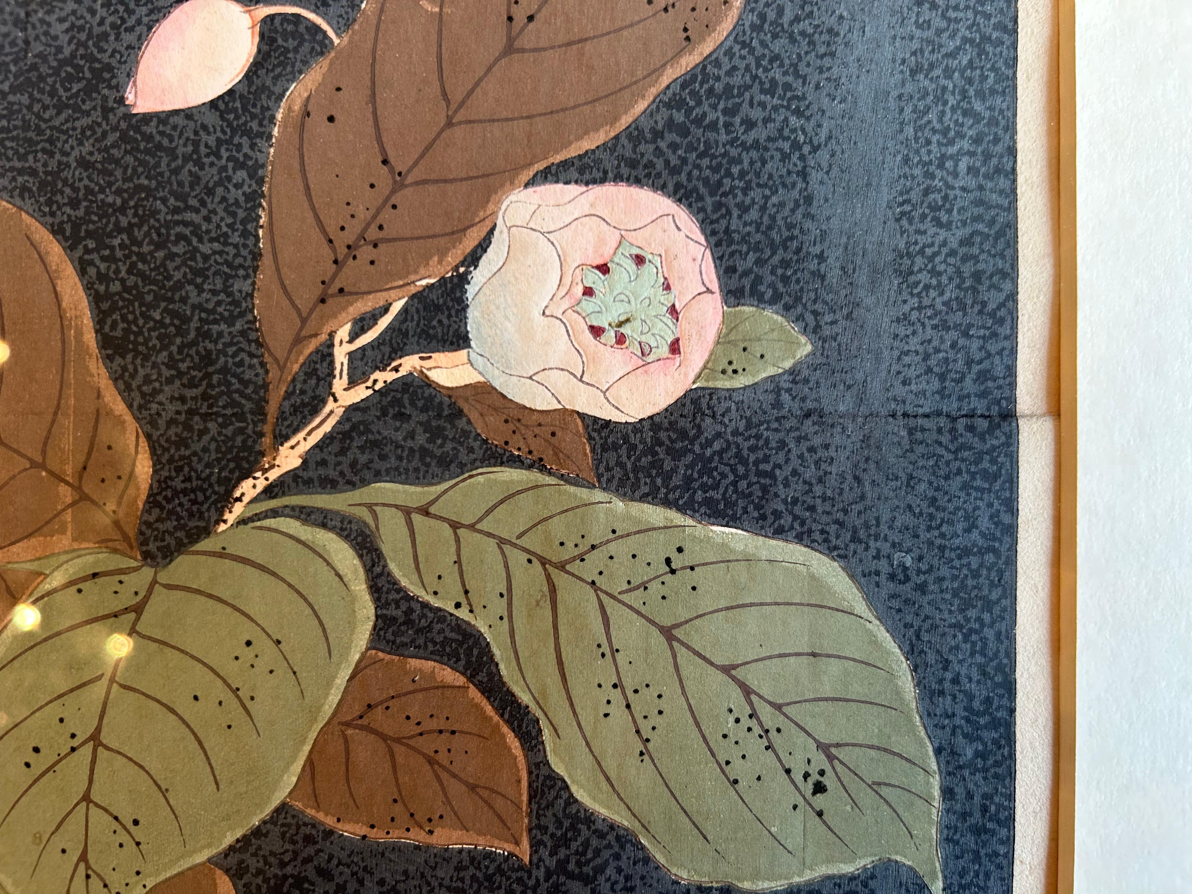 Original Japanese Woodblock Print Circa 1900 In Good Condition In Toronto, CA