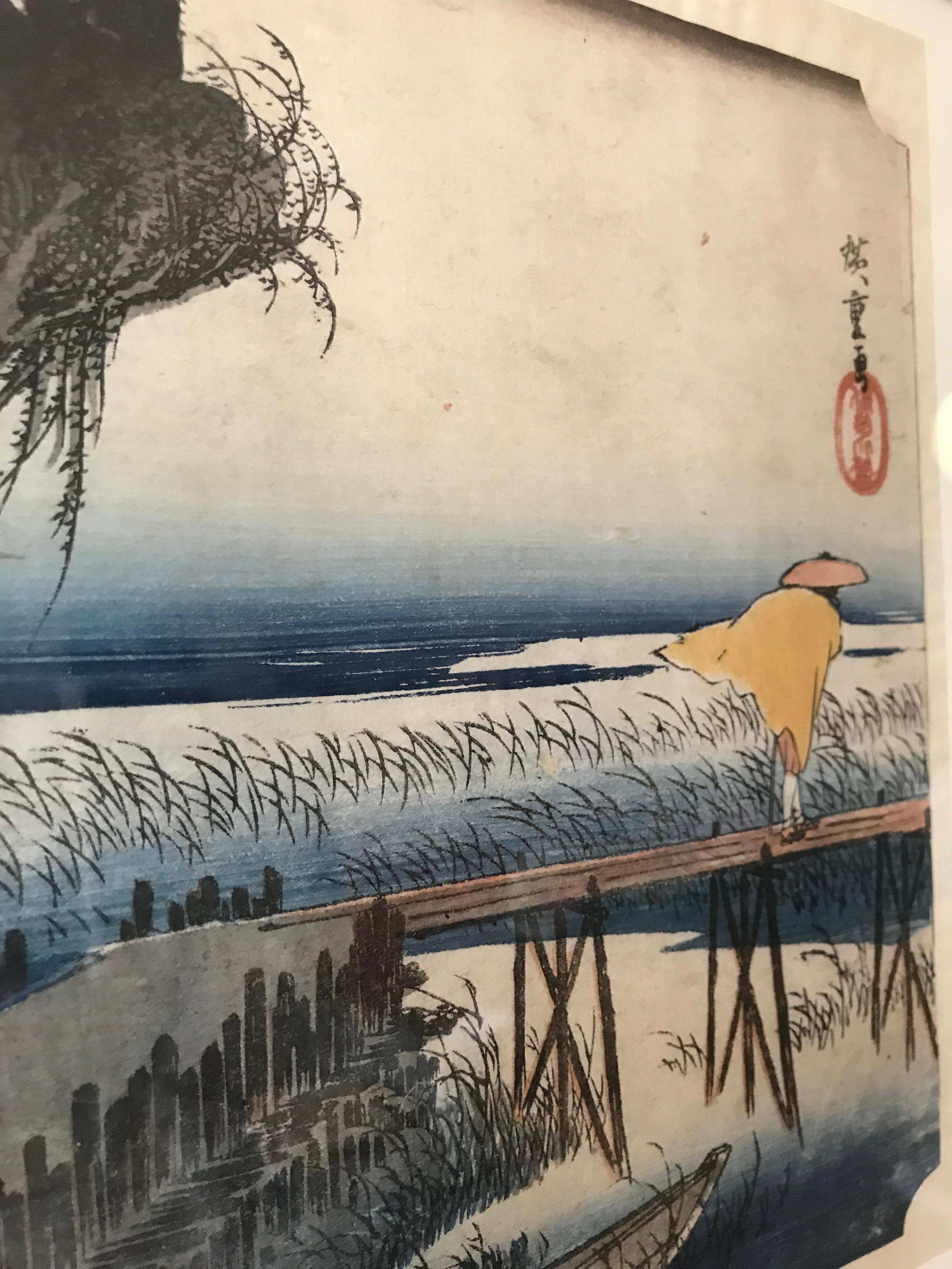 Original Japanese Woodblock Print In Good Condition In Copenhagen K, DK