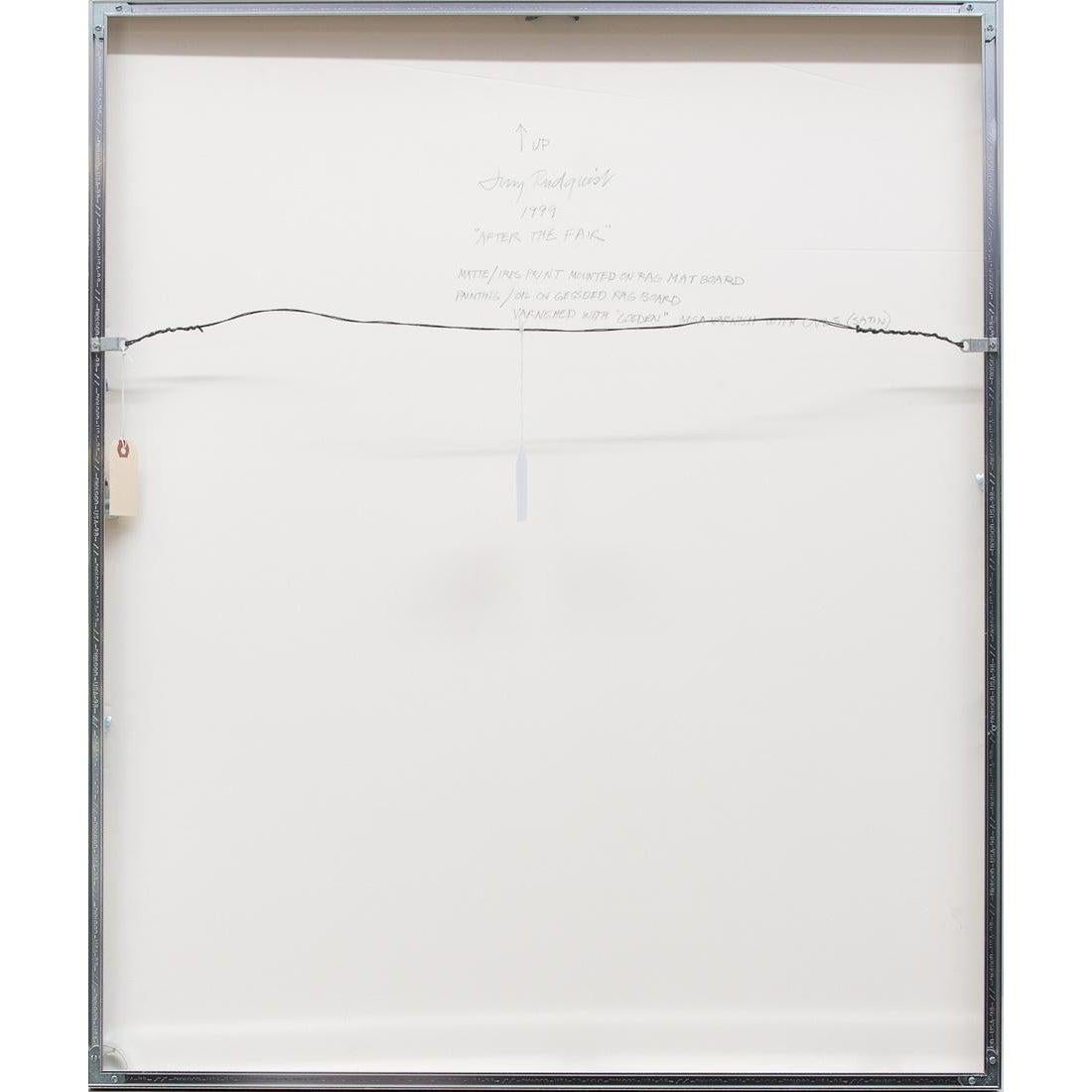 Original Jerry Rudquist Modern Art Oil Painting, 1990s For Sale at 1stDibs