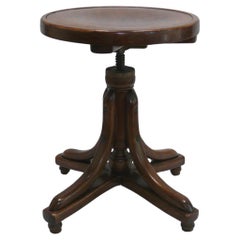 Antique Original J.&J. Kohn Piano Stool, Early 20. Century