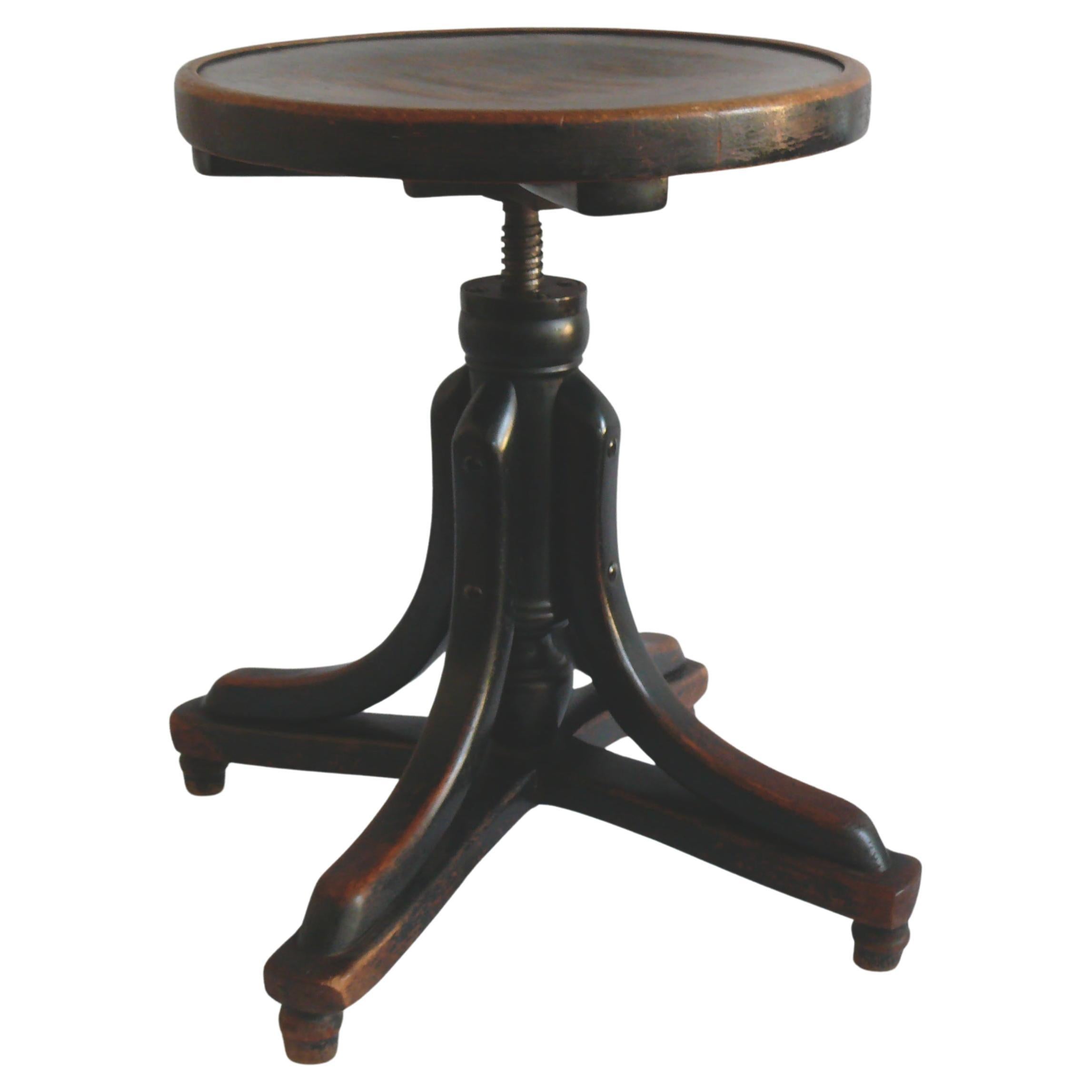 Original J.&J. Kohn Piano Stool, Early 20. Century