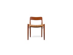Original JL Mollers Modell 75 Stuhl Niels Otto Møller Teak danish