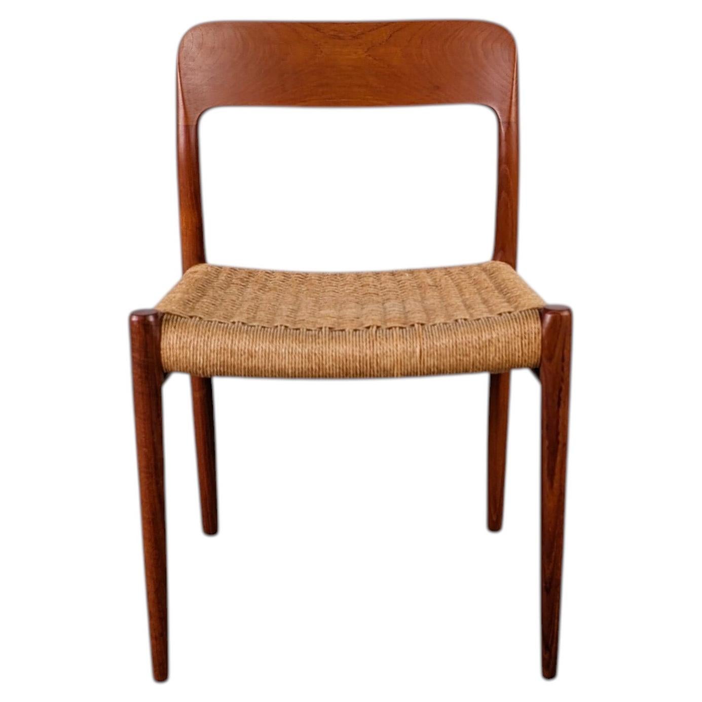 Original JL Mollers Modell 75 Stuhl Niels Otto Møller Teak danish