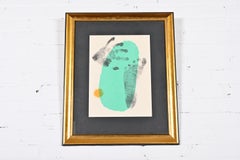 Original Joan Miró Framed Lithograph, Derriere le Miroir, 1956