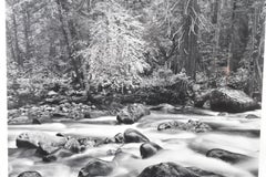Original John Sexton Silver Gelatin Print Merced River and Valley 1983