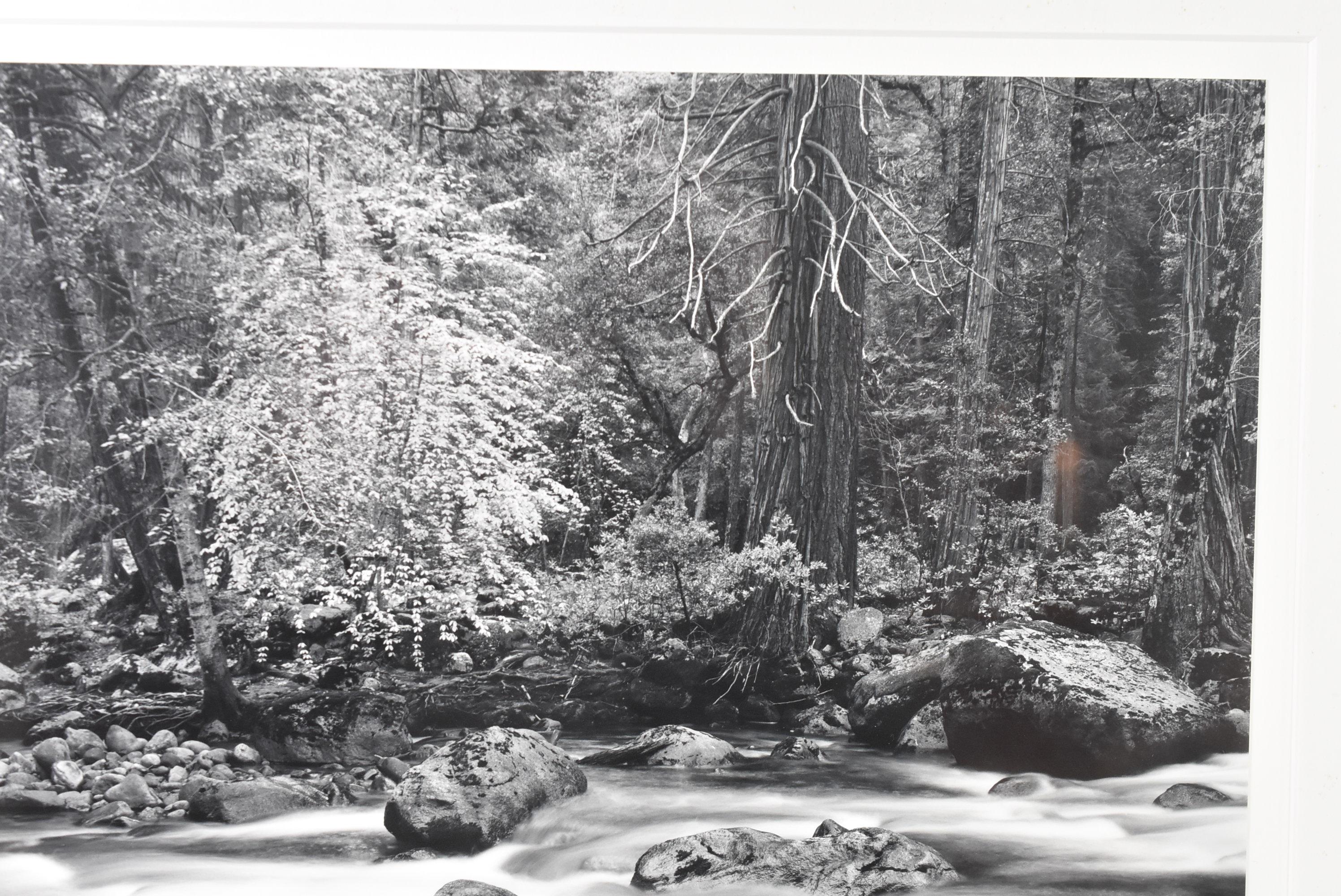 Original John Sexton Silver Gelatin Print Merced River and Valley 1983 In Good Condition For Sale In Toledo, OH