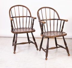 Original Josef Frank Paar Windsor Chairs, Modell A 945/2F