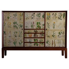 Original Josef Frank Style “Flora” Cabinet, Sweden, 1950s Original Josef Frank Style “Flora” Cabinet, Sweden, 1950s