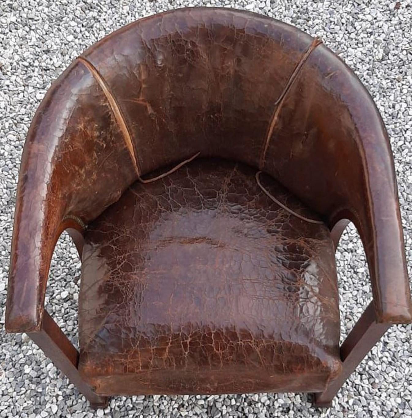 Fauteuil original Josef Hoffmann, J. & J. Kohn, Model No. 428/F. en venta 5